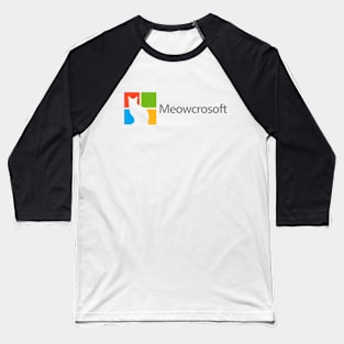 Meowcrosoft Baseball T-Shirt